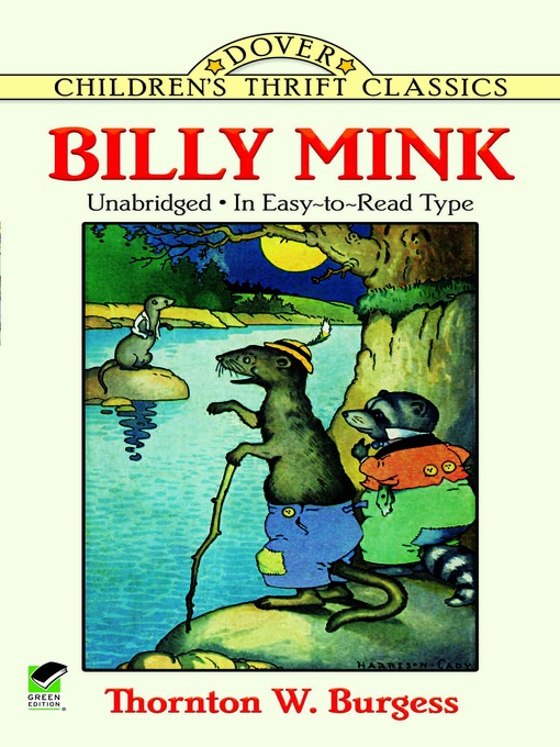 Title details for Billy Mink by Thornton W. Burgess - Available